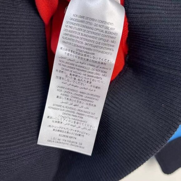 NWT Gucci Kids color block bomber jacket in red Size 10 - Picture 8 of 9